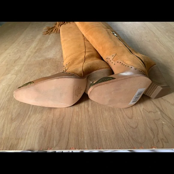 Spell Tan Over the Knee Boots - Picture 4 of 6